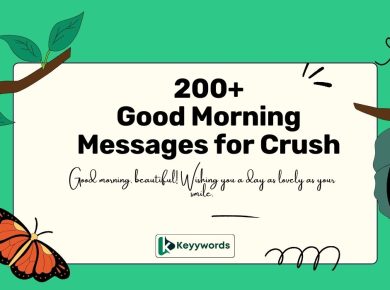 Good morning messages for crush