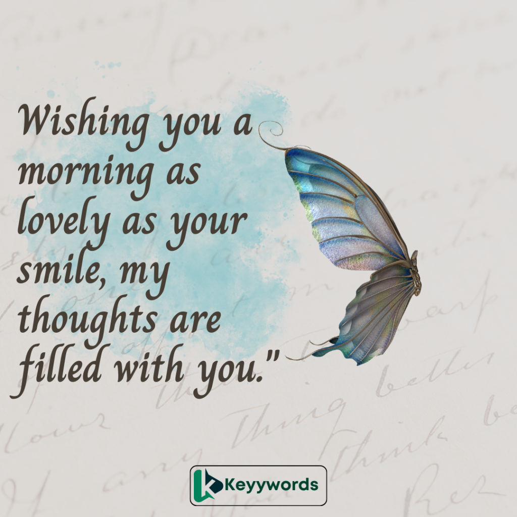 Good morning messages for crush that touches the heart