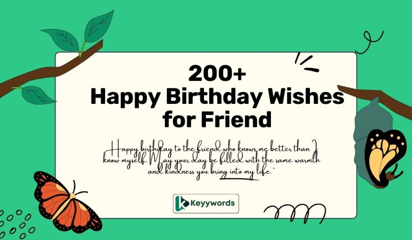 Happy Birthday Wishes for Friend