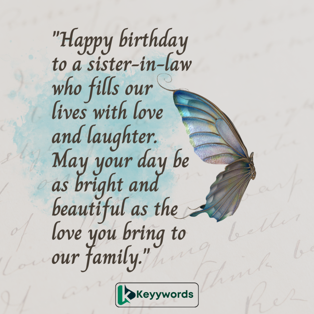 Happy birthday sister in law with love