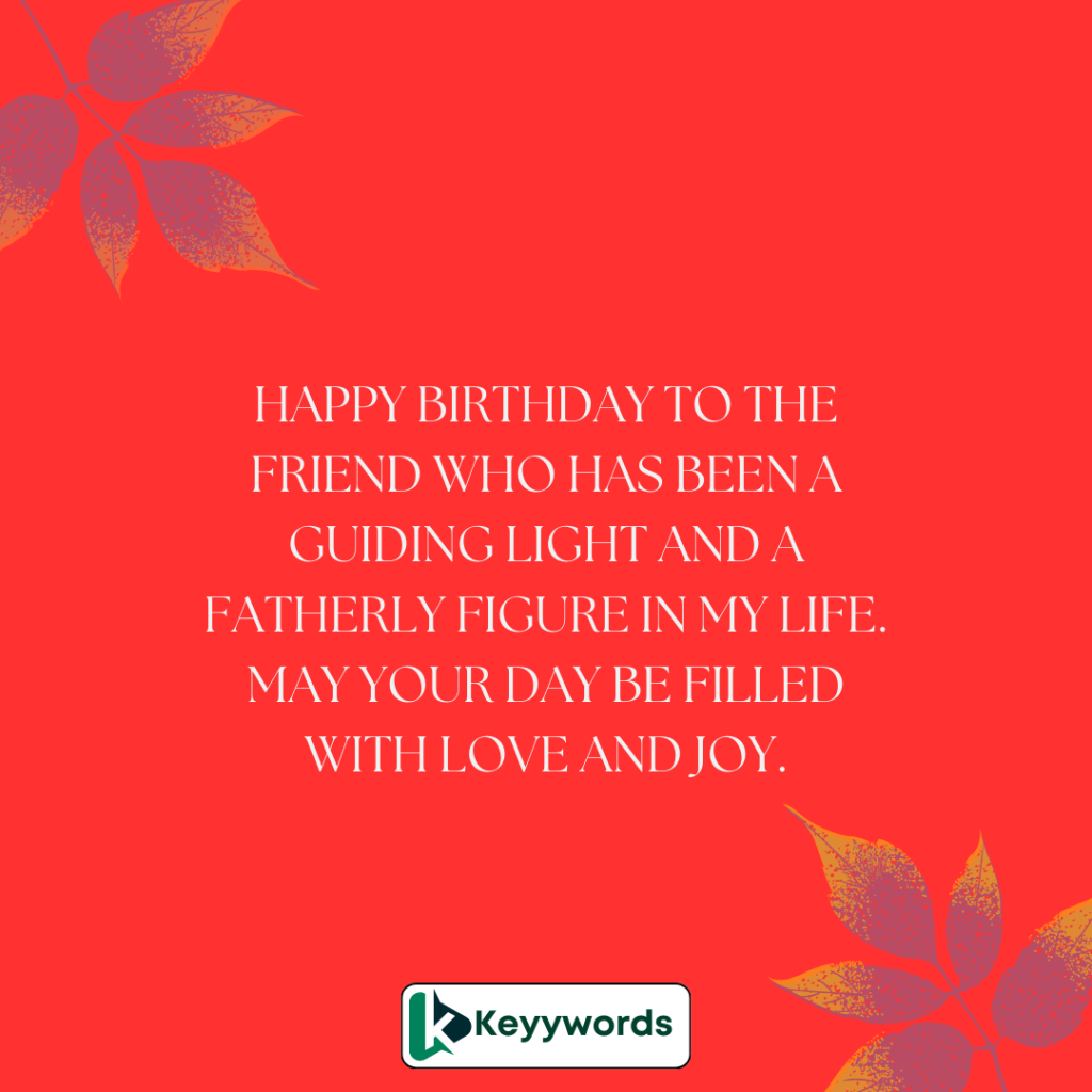 Happy birthday wishes for friend father