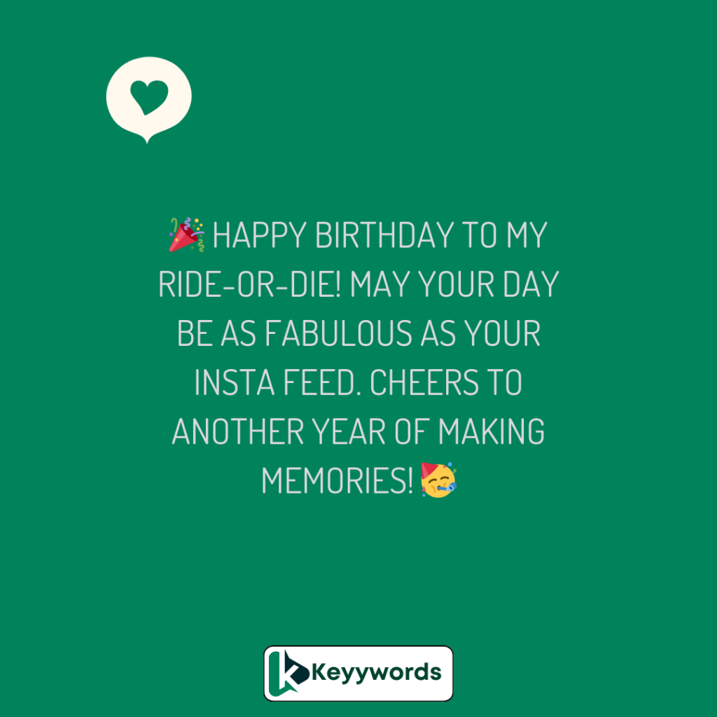 Happy birthday wishes for friend for Instagram
