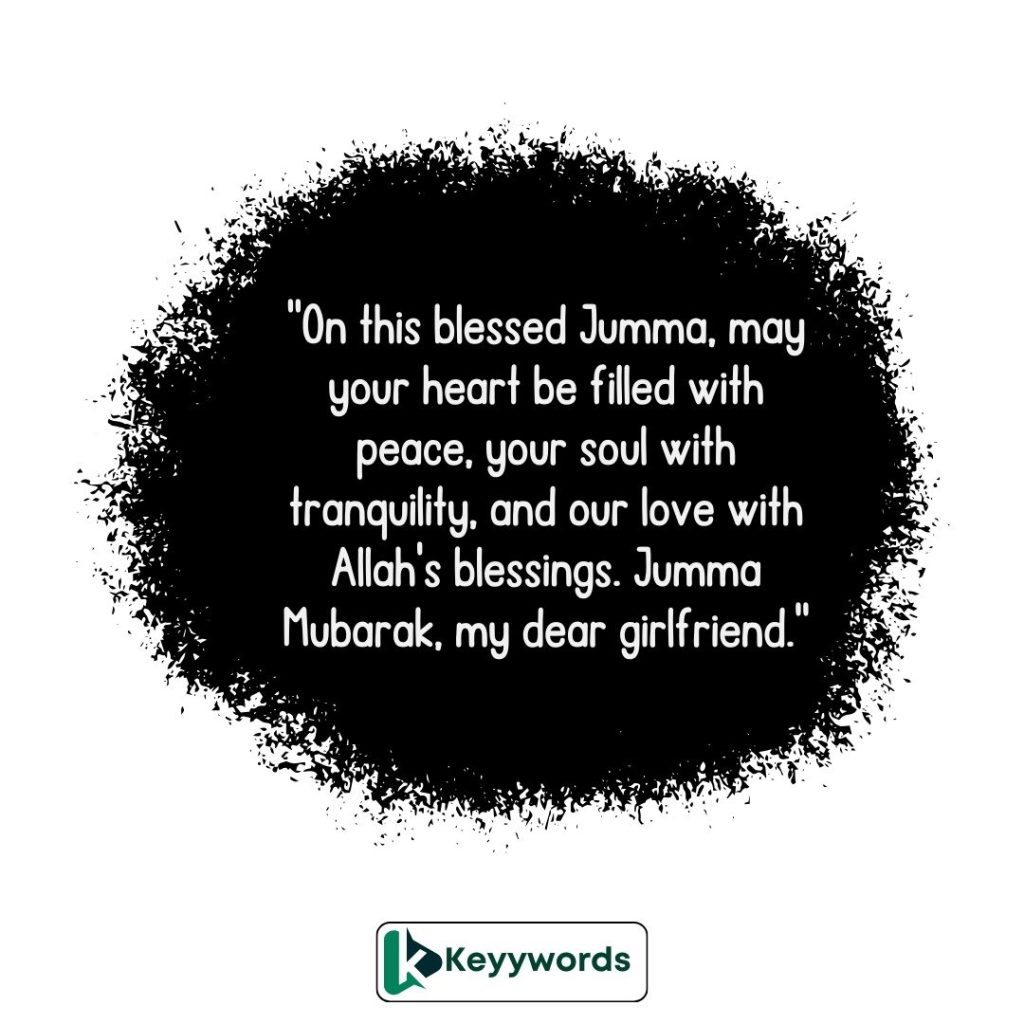 Jumma mubarak wishes messages sms for my girlfriend