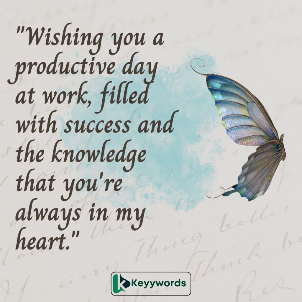 Love messages for her at work