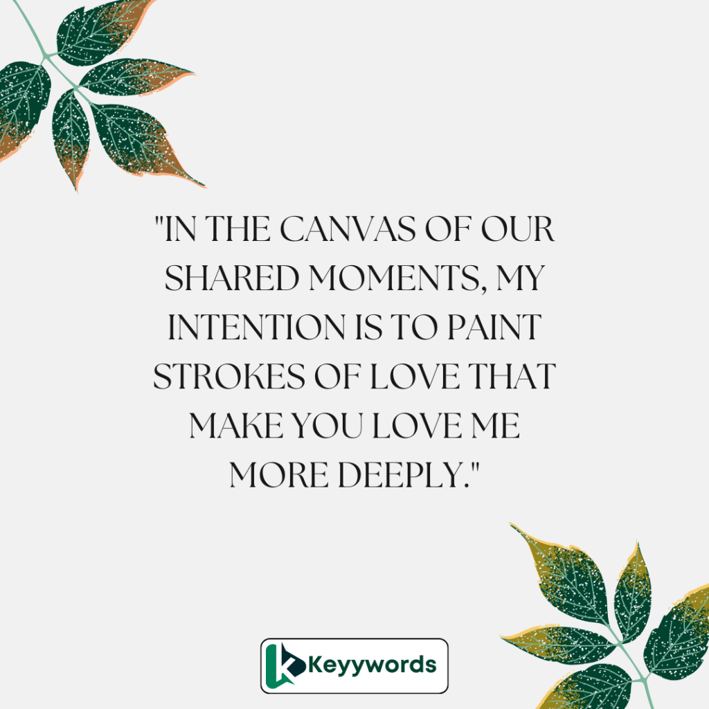 Love messages for her to love me more