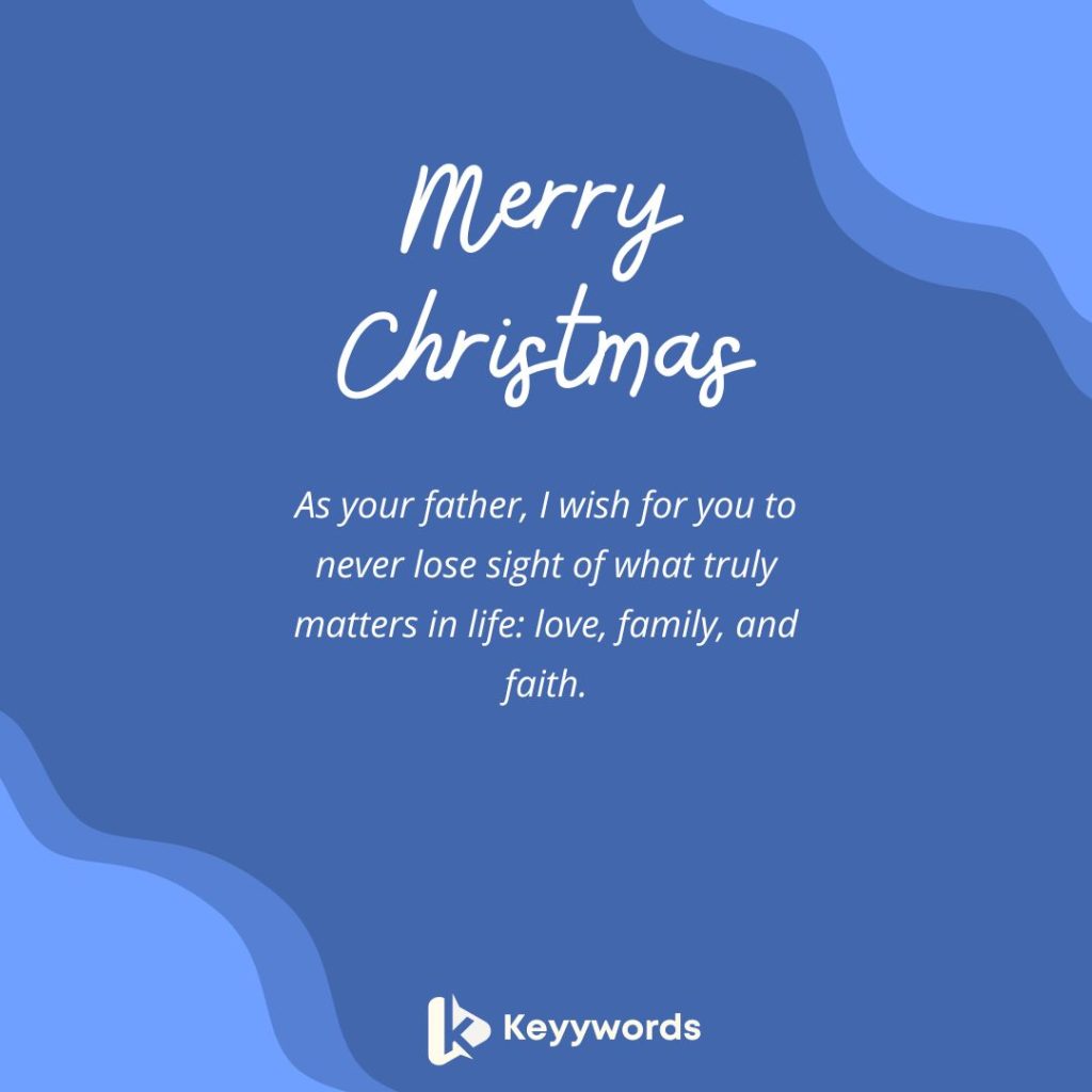 A Father’s Christmas Wishes for His Kids