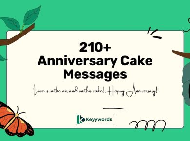 Anniversary Cake Messages