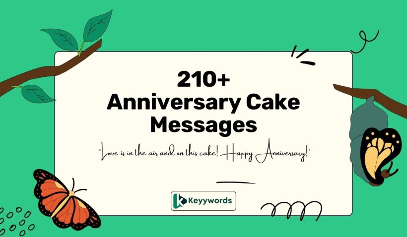 Anniversary Cake Messages