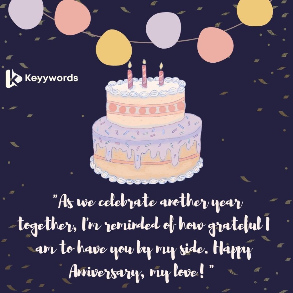 Anniversary cake messages Girlfriend