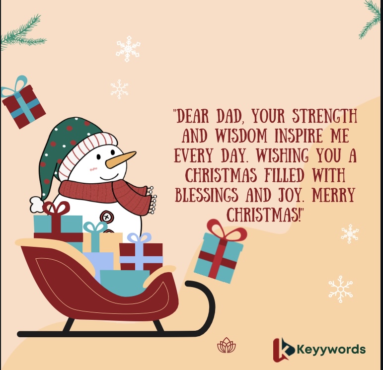 Best Messages to Father for Christmas