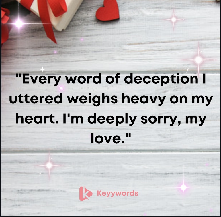 Best Romantic Sorry Messages to Girlfriend for Lying
