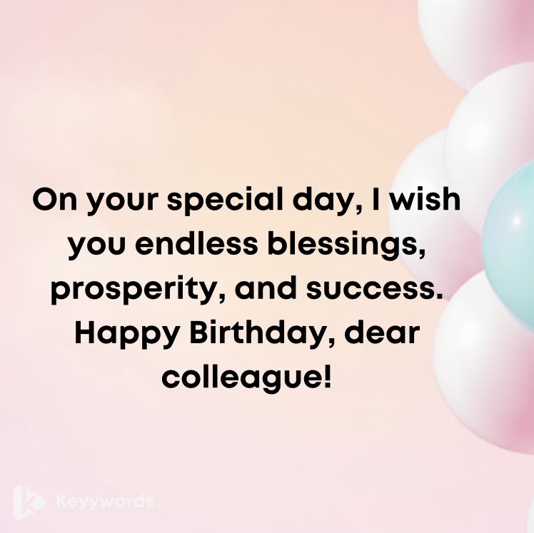 Best Wishes to My Colleague on Her Birthday