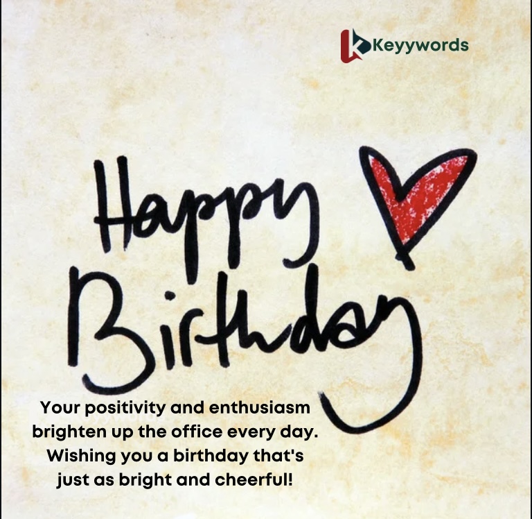 Best Wishes to My Colleague on His Birthday