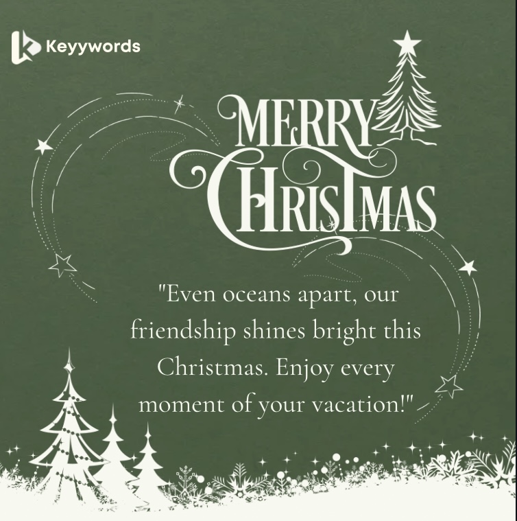 Christmas Messages for Friends Abroad