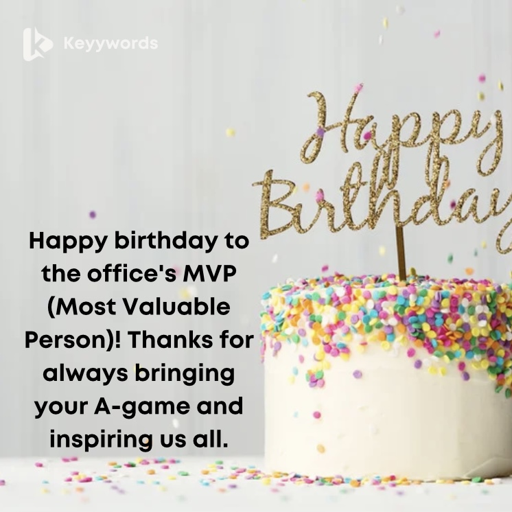 Cute Birthday Messages to Send to A Colleague