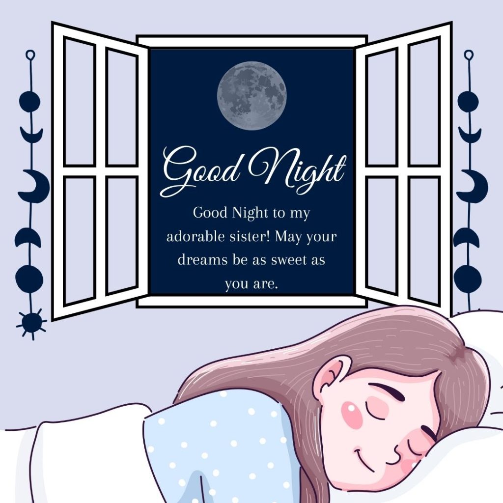 Cute Good Night Quotes For Sister