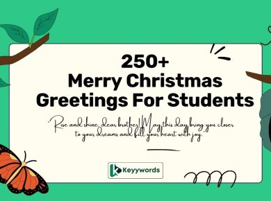 Merry Christmas Greetings For Students 