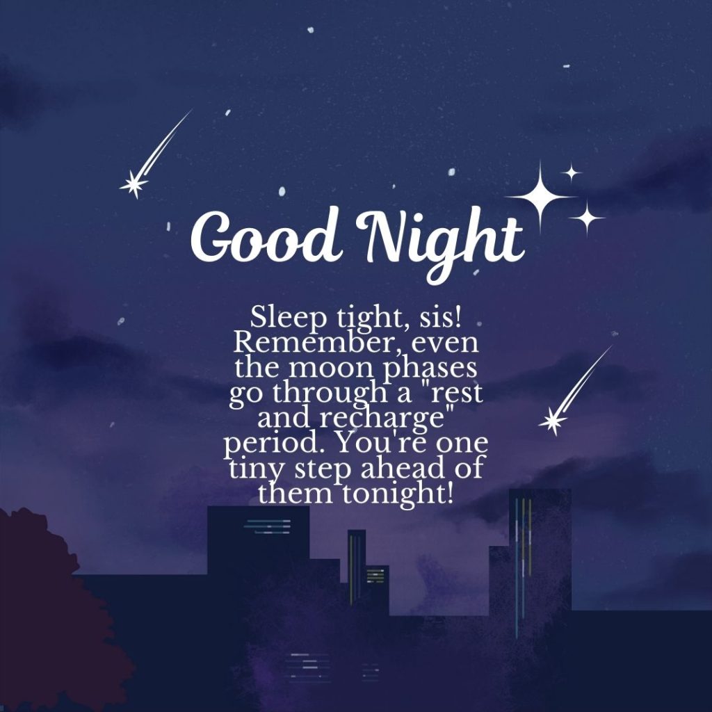 Funny Good Night Quotes For Sister