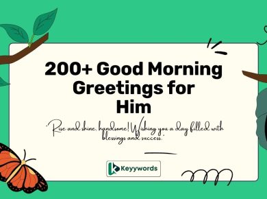 Good Morning Greetings for Him