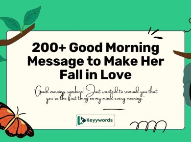 Good Morning Message to Make Her Fall in Love