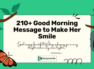 Good Morning Message to Make Her Smile