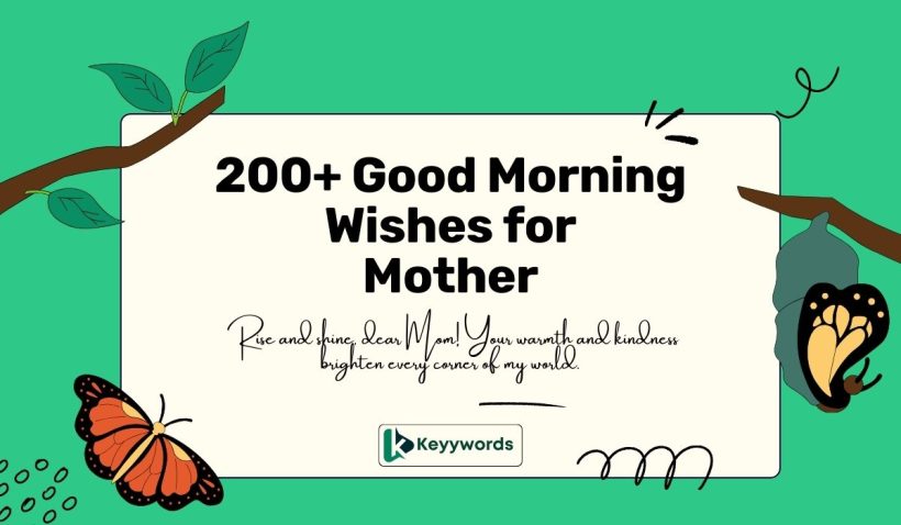 Good Morning Wishes for Mother