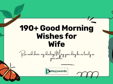 Good Morning Wishes for Wife