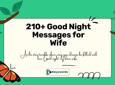 Good Night Messages for Wife