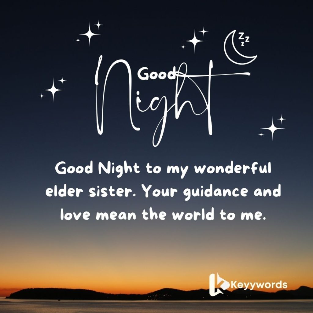 Good Night Quotes For Elder Sister