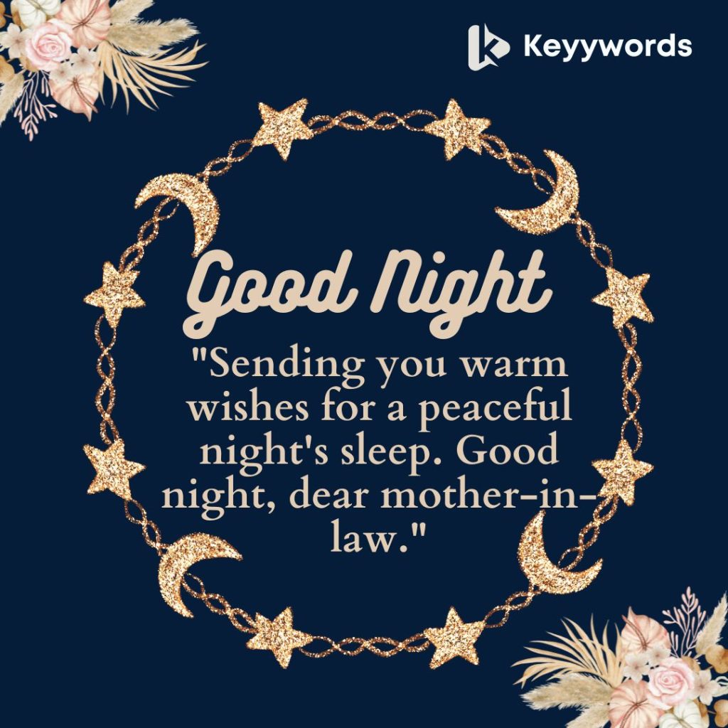 Good Night Quotes for Mother-in-Law