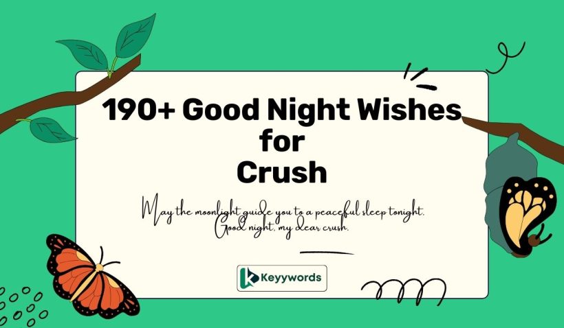 Good Night Wishes for Crush