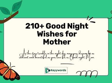 Good Night Wishes for Mother