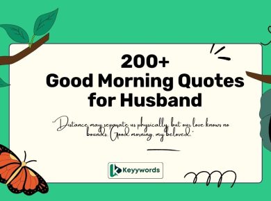 Good morning quotes for husband