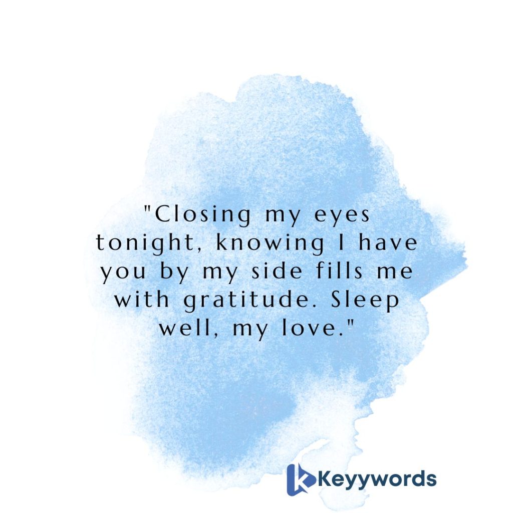 Good night messages for a mother from a father