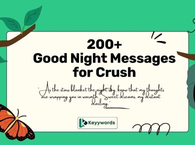 Good night messages for crush