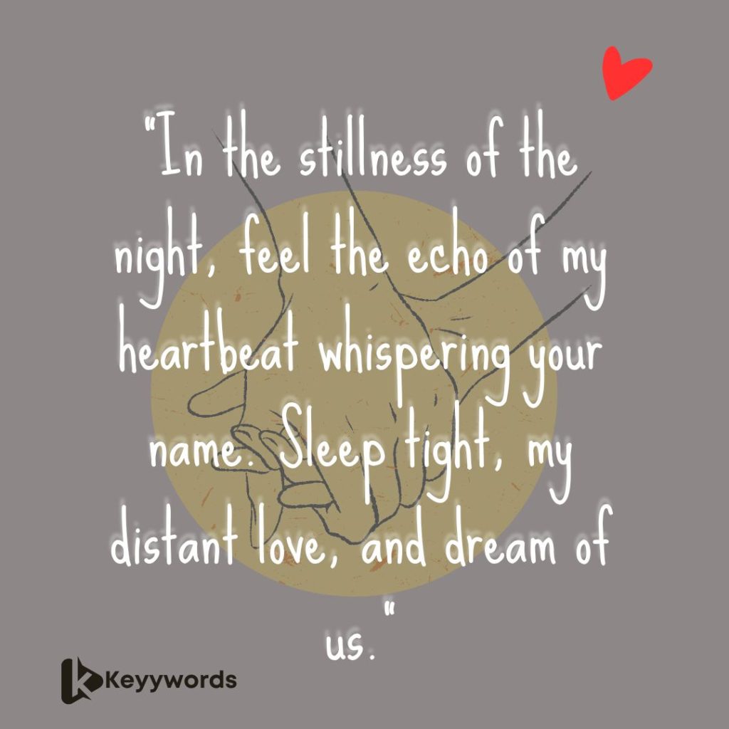 Good night messages for crush long distance