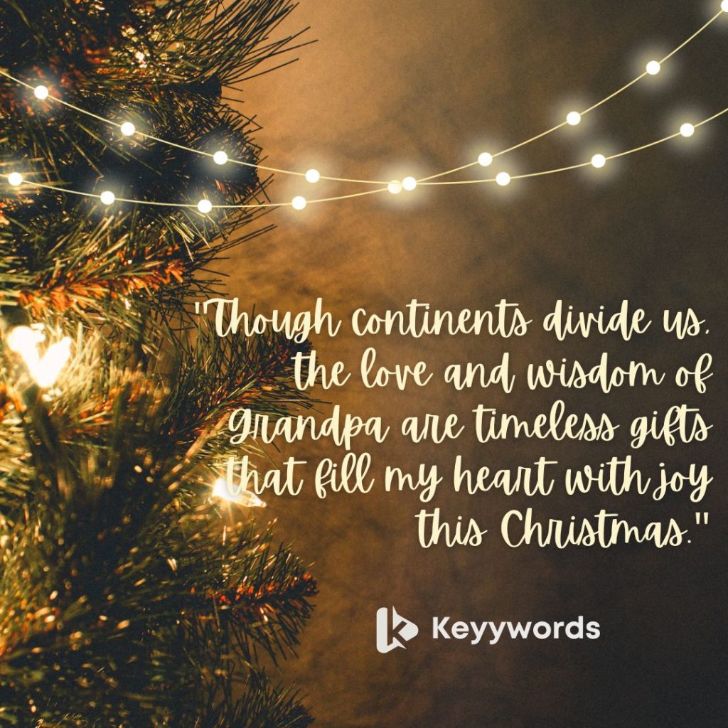 Great Quotes for Christmas with Grandpa in Another Country