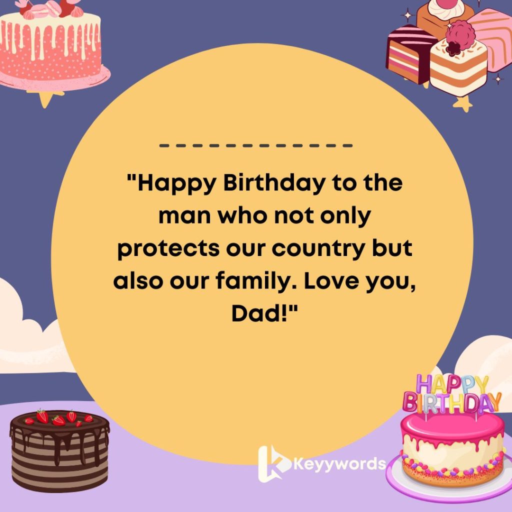 Happy Birthday Messages to My Dad in the Military