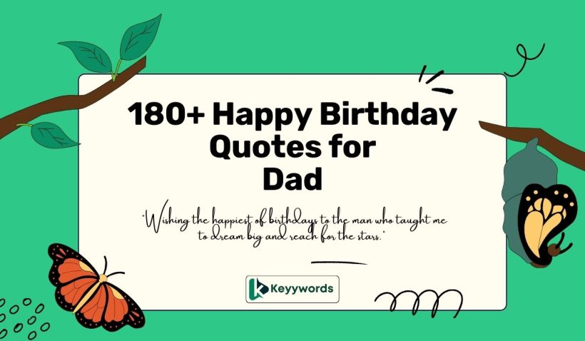 Happy Birthday Quotes for Dad