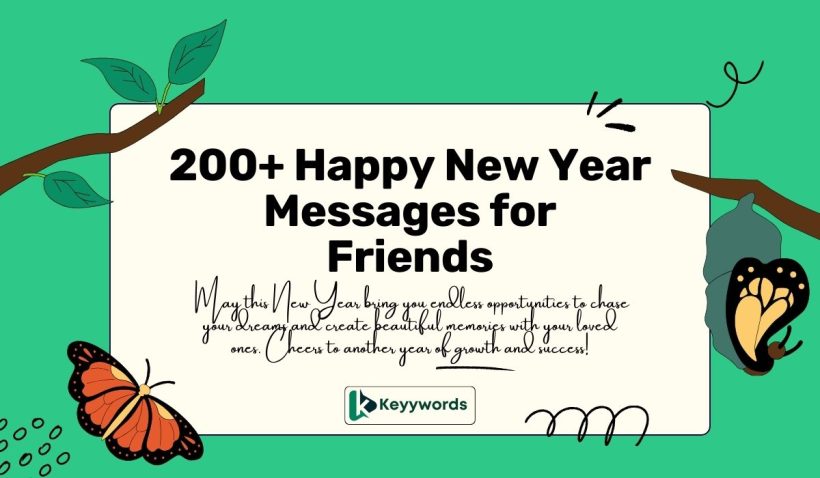 Happy New Year Messages for Friends