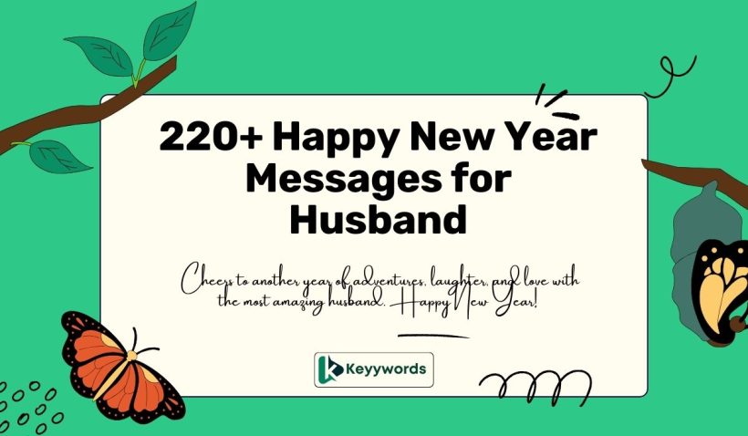 Happy New Year Messages for Husband