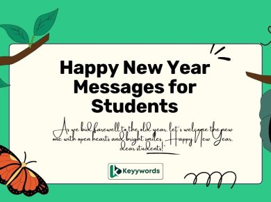 Happy New Year messages for students