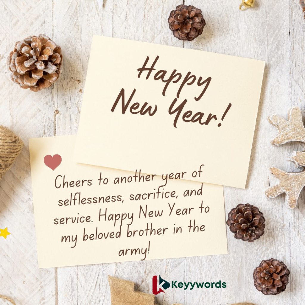Happy New Year to My Brother in the Army
