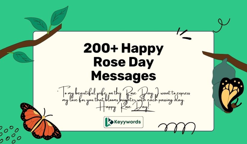 Happy Rose Day messages