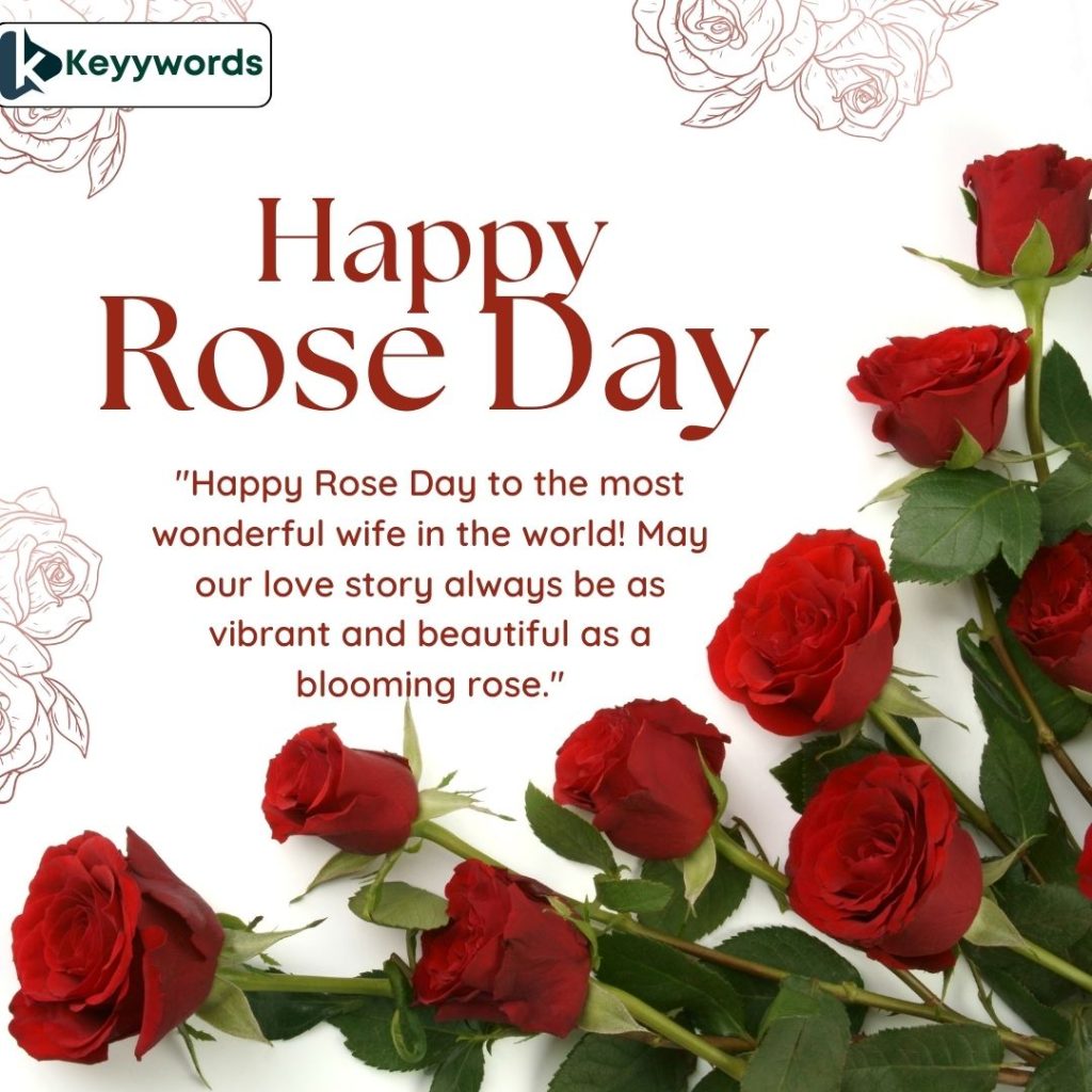 Happy Rose Day messages for wife