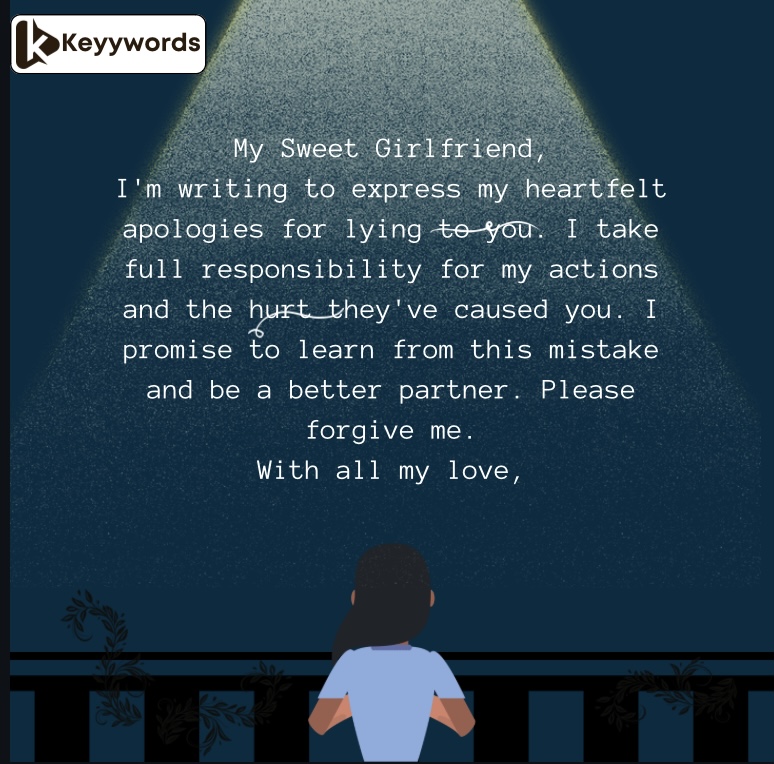 Heartfelt Apology Letter for Lying to My Girlfriend