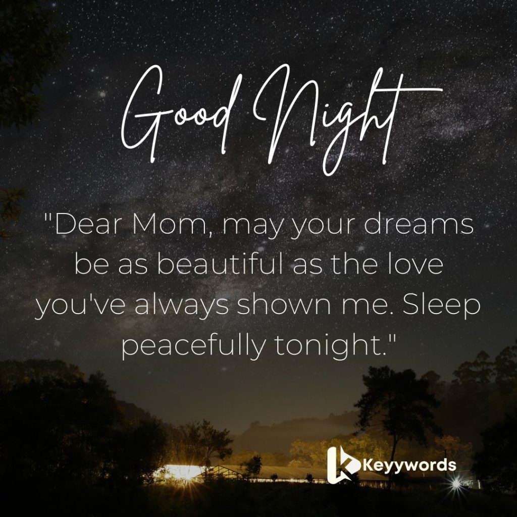 Heartfelt Good Night Texts to An Old Mother