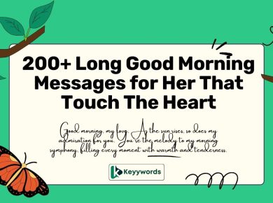 Long Good Morning Messages for Her That Touch The Heart