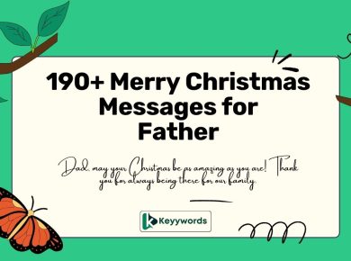 Merry Christmas Messages for Father