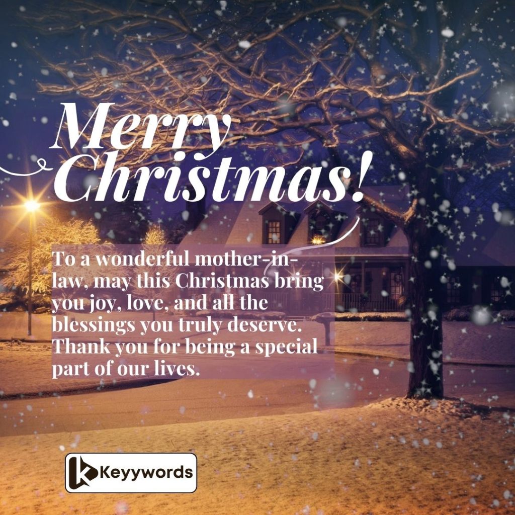 Merry Christmas Quotes For Mother-in-Law after sending the gift